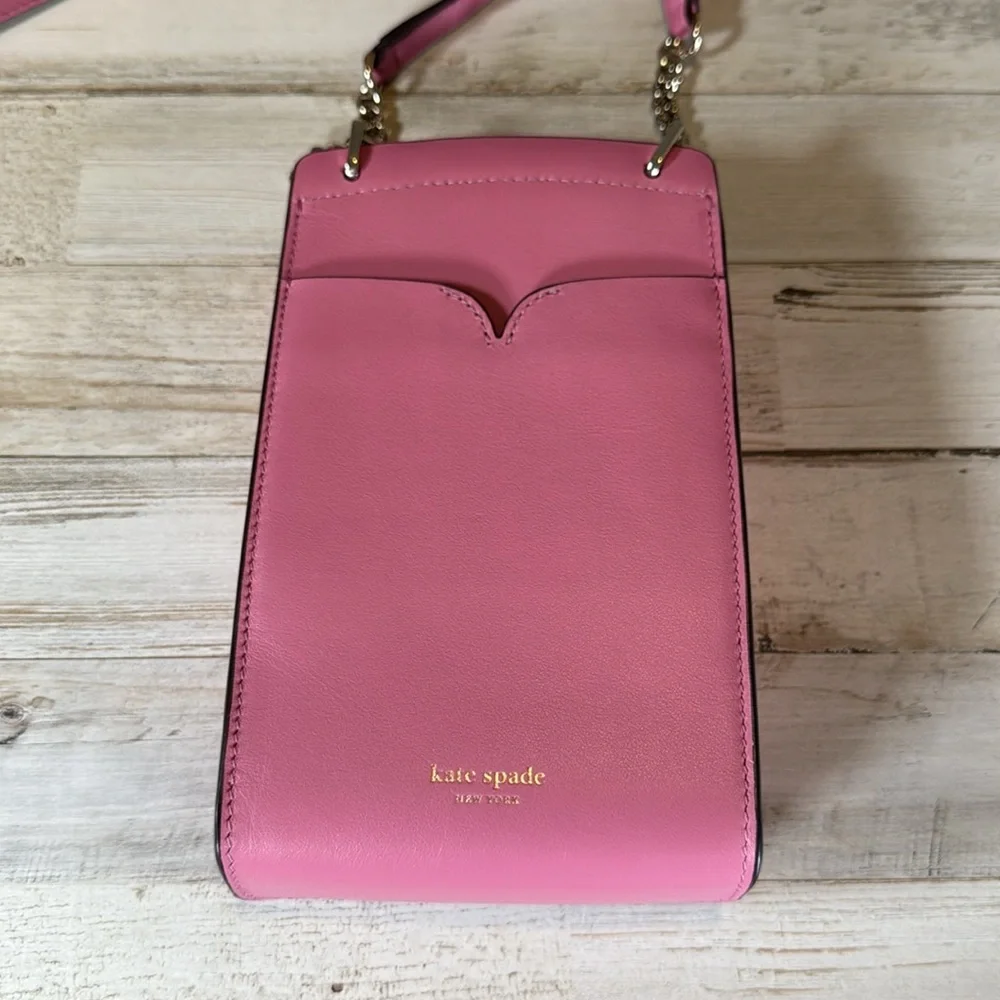 Pink Kate Spade Small Crossbody Spade Turnlock - Picture 6 of 7